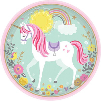 PIATTI IN CARTA UNICORNO (8 PIATTI)