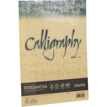 RISMA CALLIGRAPHY PERGAMENA - 190GR (50 FOGLI)