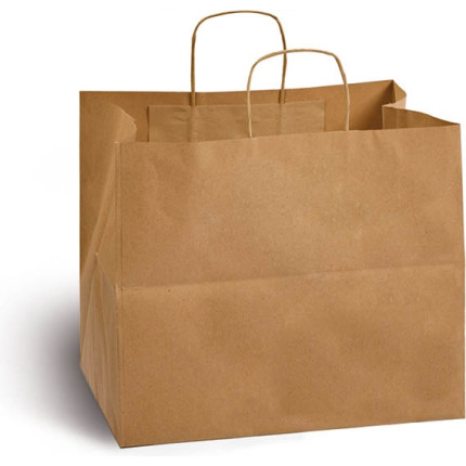 SACCHETTI IN CARTA EXTRA LARGE AVANA