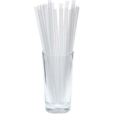 Cannucce in Plastica Bio Trasparenti (500 Pezzi) - 21CM