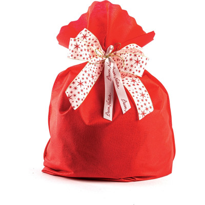 Busta portapanettone in tessuto non tessuto rosso