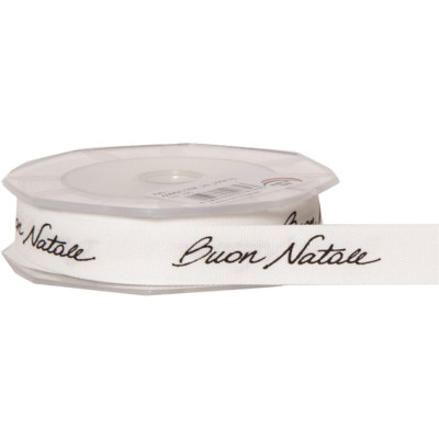 Nastro policotone Buon Natale