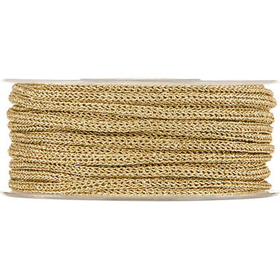 Cordino tubolare, oro e argento 2