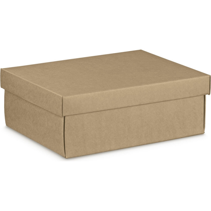 SCATOLE FONDO E COPERCHIO IN CARTONCINO NEUTRO AVANA