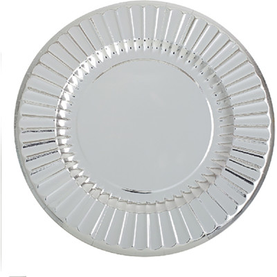 Maxi piatti round shape oro in cartoncino (6 pezzi) 2