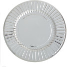 Maxi piatti round shape oro in cartoncino (6 pezzi)