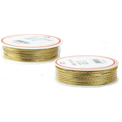 Cordino tubolare oro