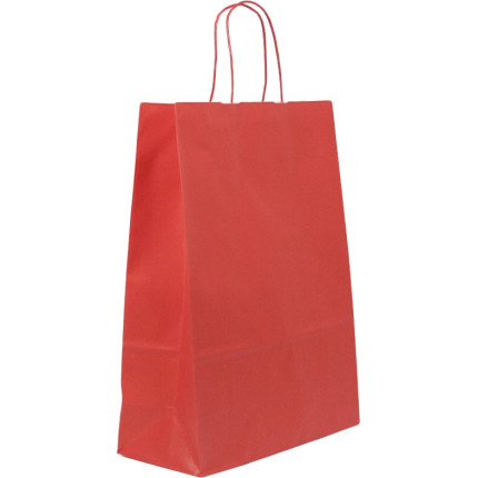 SACCHETTI IN CARTA COLORATA KRAFT ROSSO