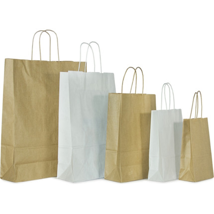 1000 PZ SHOPPER BUSTA SACCHETTI SACCHETTO BUSTE PLASTICA X NEGOZIO 26 X 41