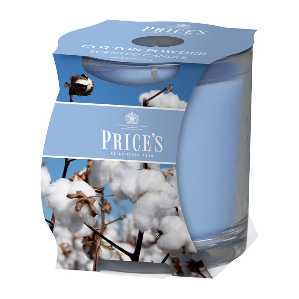 Candela Profumata in Vetro Diverse Colorazioni | Vendita Ingrosso