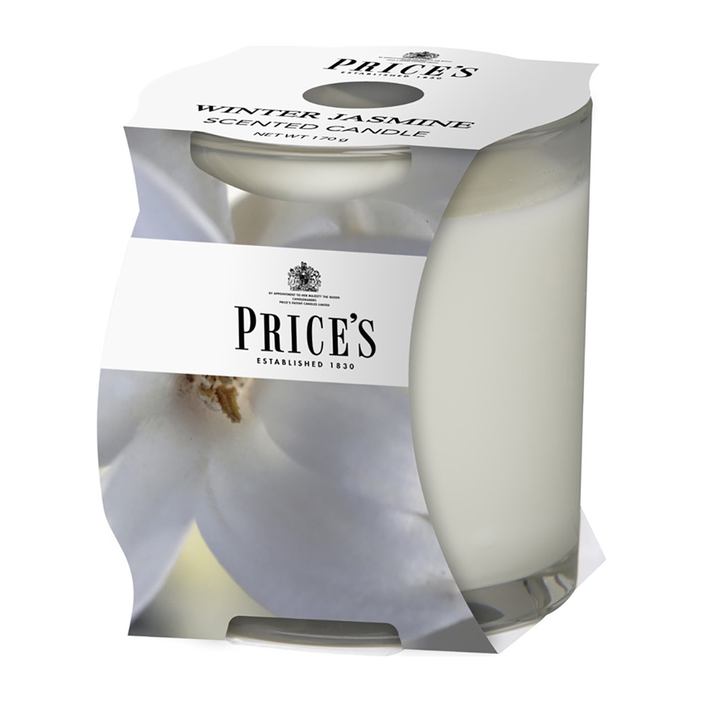 Candela Profumata in Vetro Diverse Colorazioni | Vendita Ingrosso