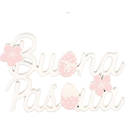 DECORO SCRITTA BUONA PASQUA