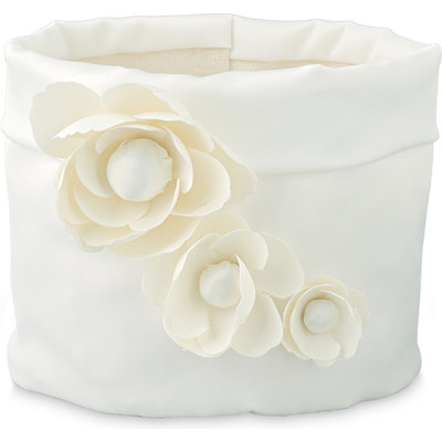 SACCOTTO SATIN CON FIORI