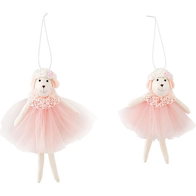 SET 2 PECORELLE CON TULLE DA APPENDERE