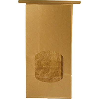 Sacchetti in carta con chiusura e finestra (12 pezzi)