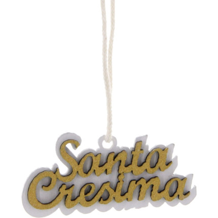 Decorazioni santa Cresima in legno in confezione da 10 pezzi