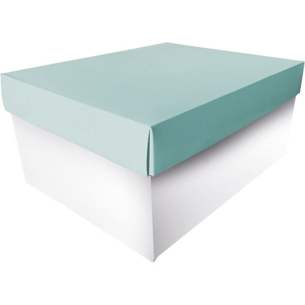 Scatola per colomba da Kilo con coperchio azzurro tiffany