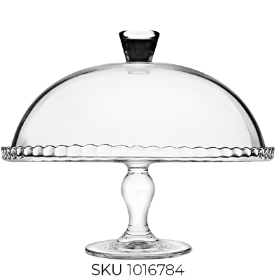 Alzata per Torte in Vetro con Campana Pasabahce - 31CM Vendita Ingrosso