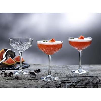 Coppe Champagne Old Fashion Timeless marca Pasabahce (4 pezzi)