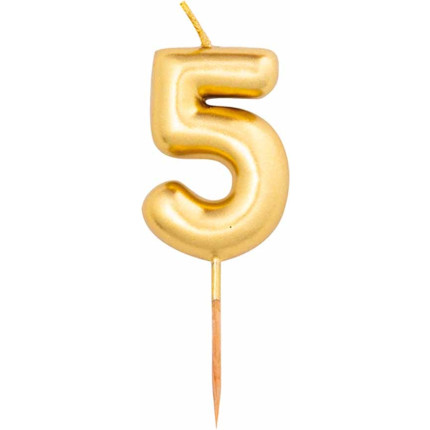 Candelina con pick oro