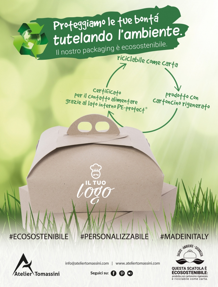 SCATOLE DAL PACKAGING ECOSOSTENIBILE