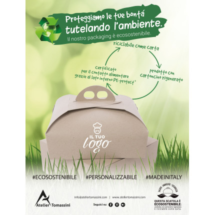 Scatola personalizzabile ed ecosostenibile Scatola personalizzabile ed ecosostenibile