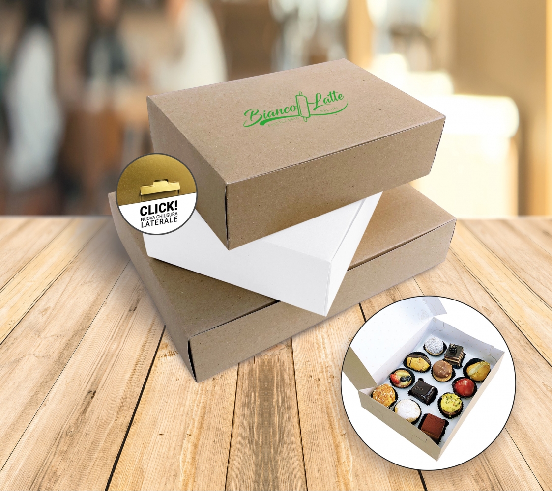 Scatole per alimenti con interno politenato