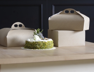 SCATOLE PER TORTA IN CARTONCINO AVANA