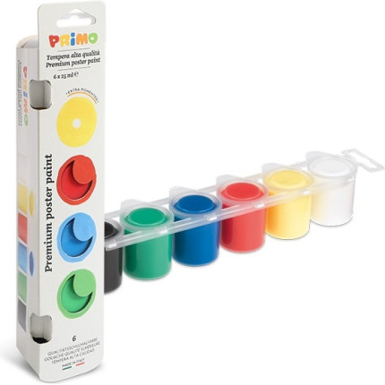 Tempera pronta Primo confezione da 6 colori