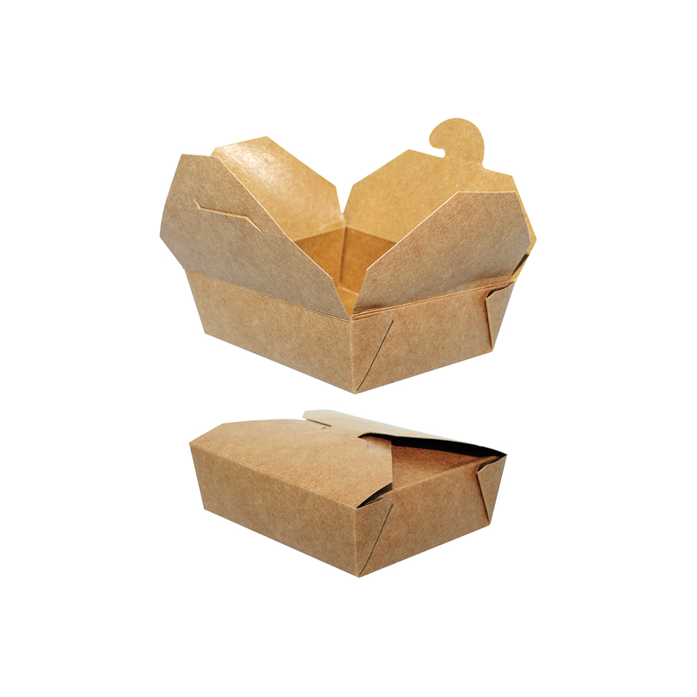 TAKE AWAY LUNCH BOX IN CARTONCINO KRAFT LAMINATO PER ANTI UNTO per vendita online ingrosso
