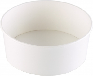 Contenitore di 775ml per insalata e alimenti in cartoncino laminato PE bianco | Ingrosso online Incartare