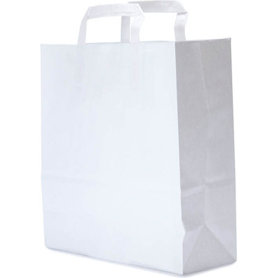 SACCHETTI IN CARTA TAKE AWAY COLORI NEUTRI FONDO LARGO - VENDITA ONLINE ALL'INGROSSO 2