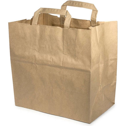 SACCHETTO IN CARTA AVANA PER DELIVERY AVANA