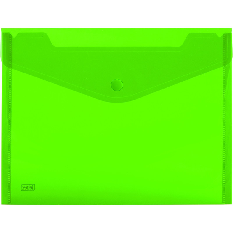 Buste fluo con bottone in confezione da 5 pezzi