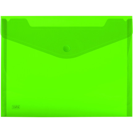 Buste fluo con bottone in confezione da 5 pezzi Buste fluo con bottone in confezione da 5 pezzi