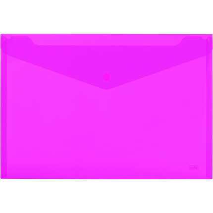 Buste fluo con bottone A4 confezione da 3 pezzi