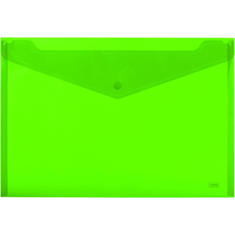 Buste fluo con bottone A4 confezione da 3 pezzi