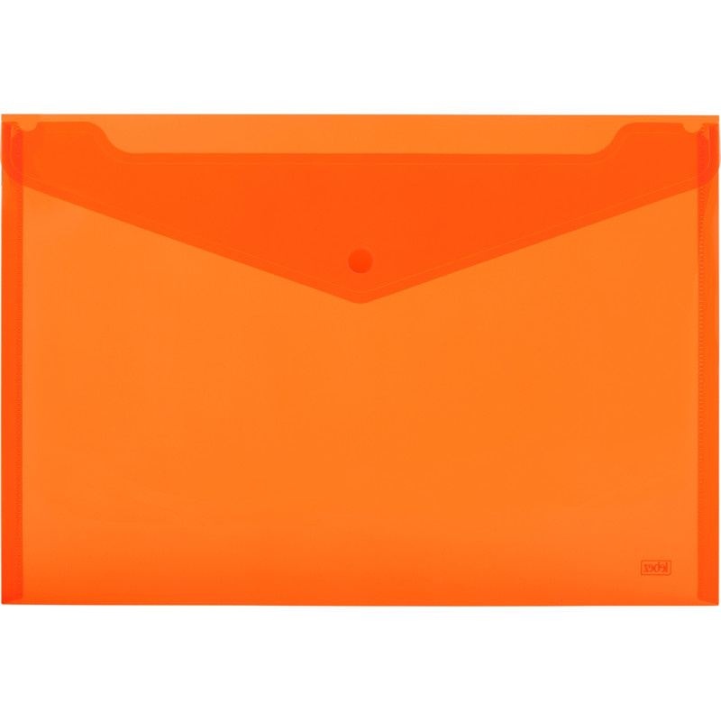 Buste fluo con bottone A4 confezione da 3 pezzi