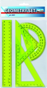 Set geometria confezione da 3 pezzi