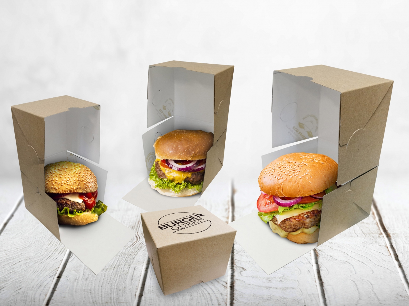 SCATOLE MONOPORZIONE PER MINI BURGER