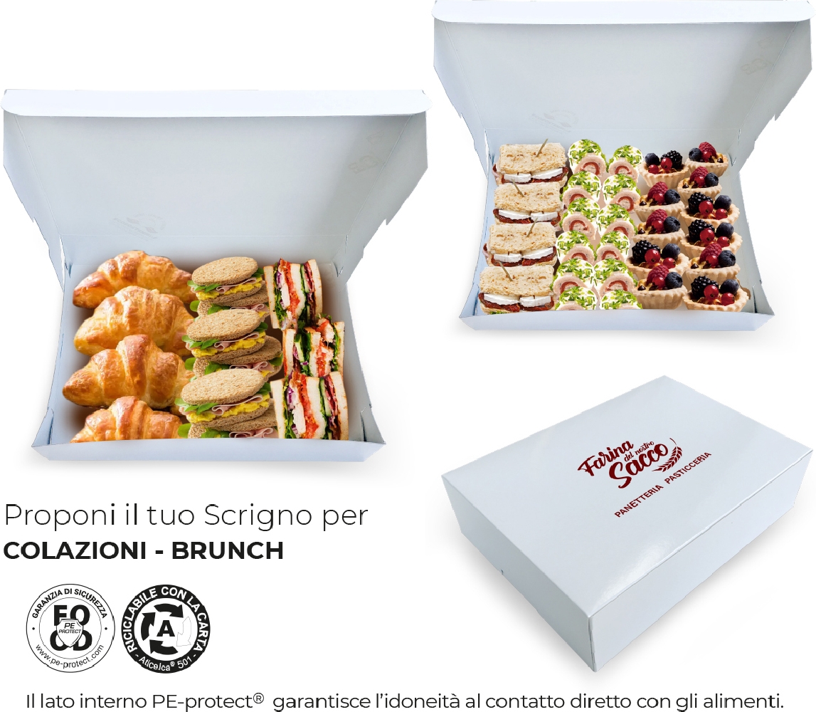 Scatola Bianca Modello Scrigno (25 Pezzi)