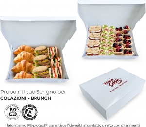 Scatola Bianca Modello Scrigno (25 Pezzi)