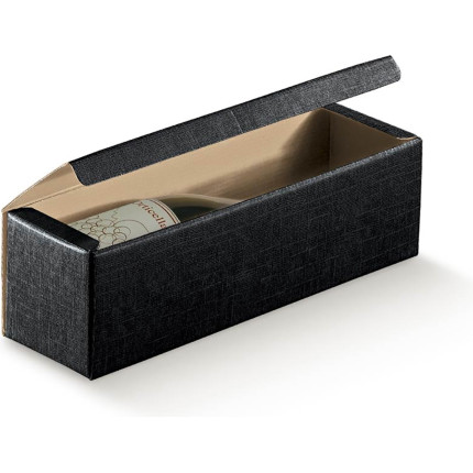 Scatola porta bottiglia Cantinetta nero Scatola porta bottiglia Cantinetta nero