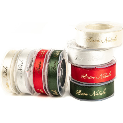 Nastro Furlanis boutique lamè Natale- Disponibile in diversi colori-vendita all'ingrosso online