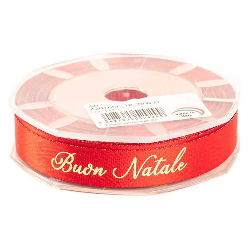 Nastro Furlanis boutique lamè Natale- Disponibile in diversi colori-vendita all'ingrosso online