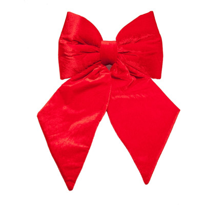 Fiocco in velluto rosso 60cm