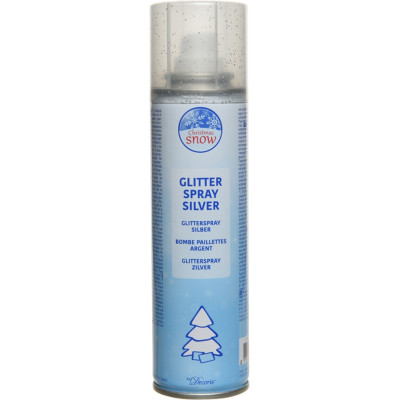 Spray glitter argento 100 ml