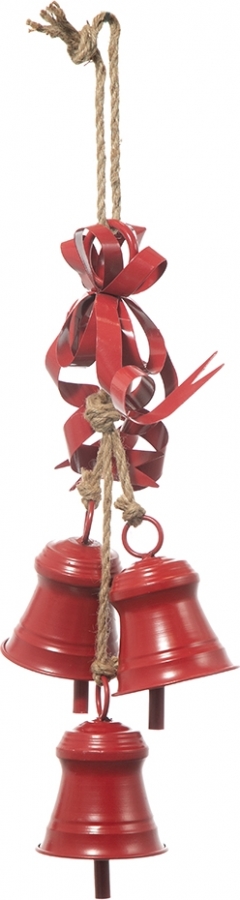 campanelle decorative rosse da 15 cm