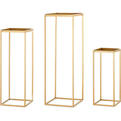 Alzata  in metallo oro 2