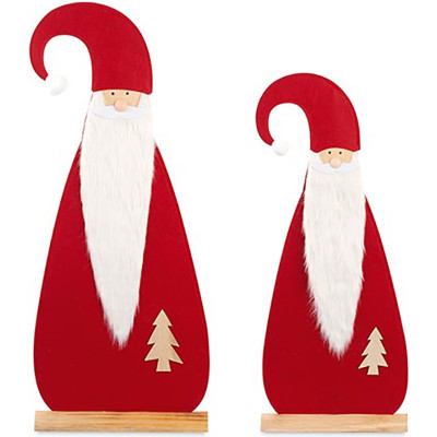 Babbo natale in feltro 110 cm